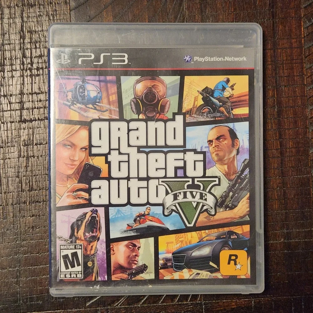 Grand Theft Auto‎ V 5 PS3 Playstation 3 Rockstar Games Video Game